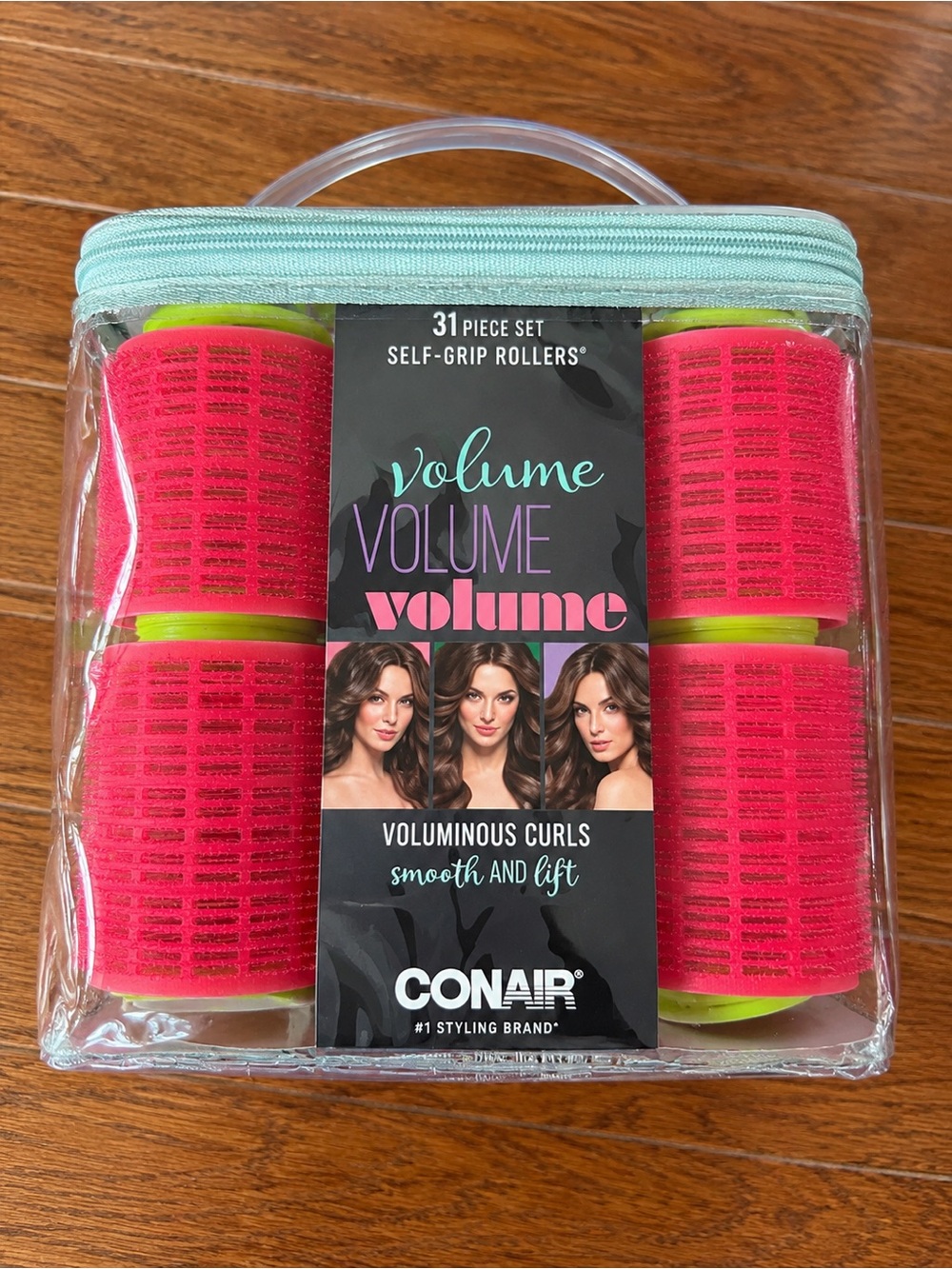Conair Pink Self-Grip Hair Rollers - 31-Piece Volume Set